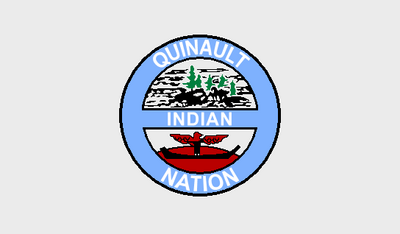 What is the Quinault Indian Nation's traditional art form?