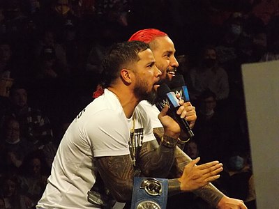 Who are the members of the tag team "The Usos"?