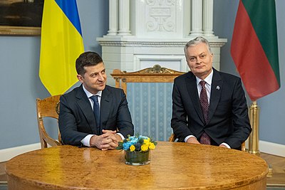 When did Gitanas Nausėda take office as president?