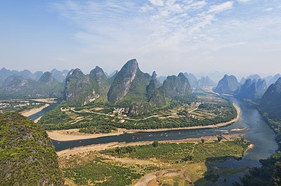 Which region is Guilin a part of?