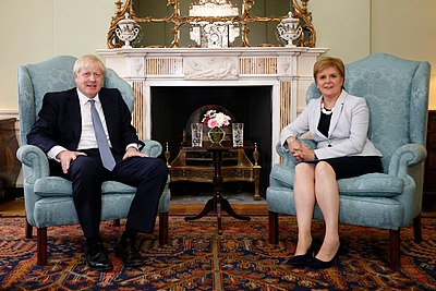 What was the primary focus of Nicola Sturgeon's government during her time as First Minister?