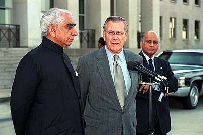 Who did Jaswant Singh represent in dialogues with the U.S. after 1998's nuclear tests?