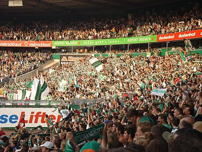 What do they call the stadium where SV Werder Bremen play their home games?