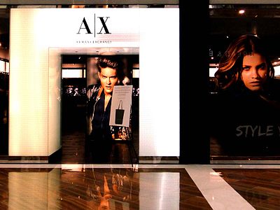 What is the rank of Armani among Italian fashion groups?