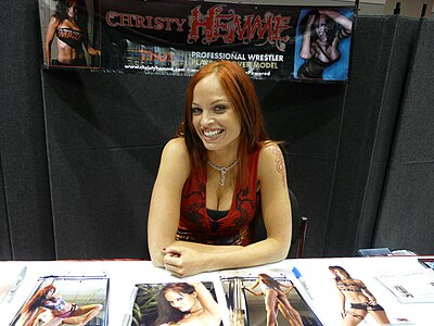 Christy Hemme has tattoos of what on her wrists?