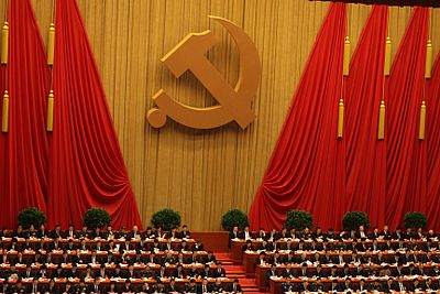 Which party did the Chinese Communist Party initially align with before the Chinese Civil War?