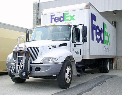 What is the name of FedEx's air delivery service?