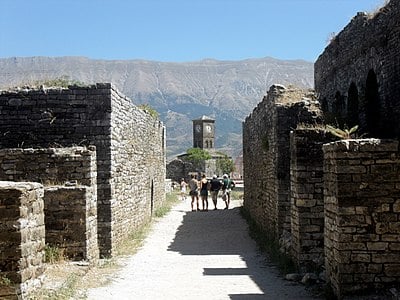 What is the significance of the old town of Gjirokastër?