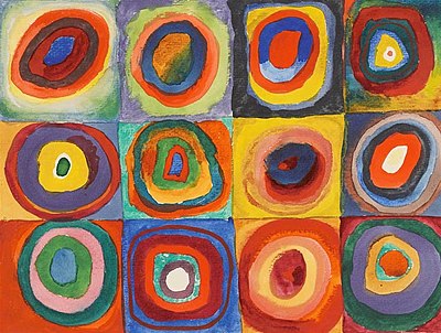 With what did Kandinsky's spiritual outlook conflict in Soviet society?