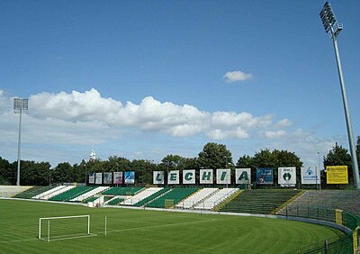 In which year did Lechia Gdańsk first play in a European competition?