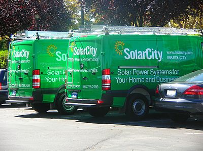 What was SolarCity's primary sales strategy?