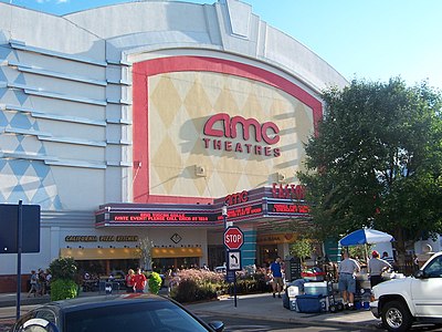 Where is the headquarters of AMC Theatres currently located?