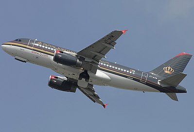 How many daily departures does Royal Jordanian have?