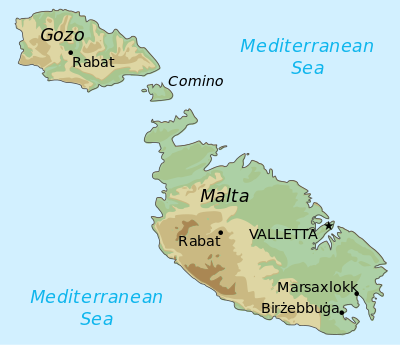 Could you please share with me the elevation of the [url class="tippy_vc" href="#14787"]Mediterranean Sea[/url], which is located in Malta and is known as the country's lowest point?