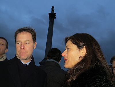 In which country did Nick Clegg move to after losing his seat in the House of Commons?