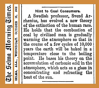 What specific area did Svante Arrhenius notably contribute to in climate science?