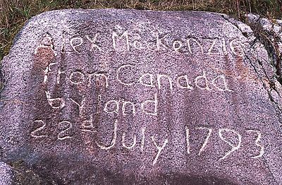 What mountain is named after Alexander Mackenzie?