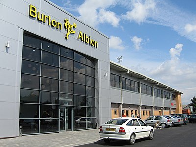 In what sport is Burton Albion F.C. team renowned?