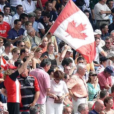 In which year did Canada's national rugby union team make its international debut?