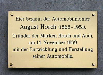 In which country was August Horch born?