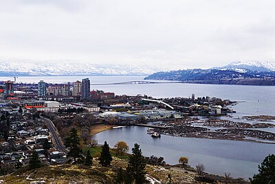 What is the tallest building in Kelowna?