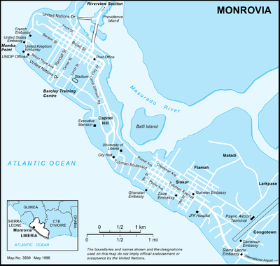 What is the nickname of Monrovia's harbor?