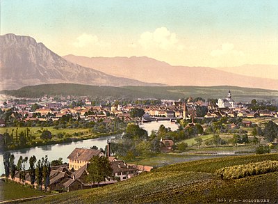 In which mountain range is Solothurn located?