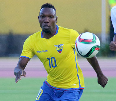 What is Walter Ayoví's primary role in the Ecuador national team?