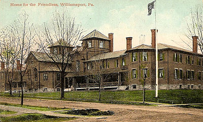 In what period did Williamsport reach the height of its prosperity?