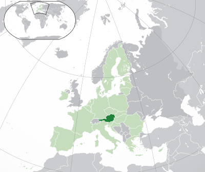 What are the timezones Austria belongs to?