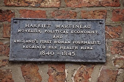 What nationality was Harriet Martineau?