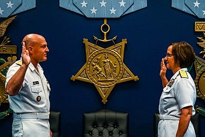Did Lisa Franchetti serve as the Deputy Chief of Naval Operations for Personnel?