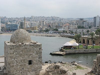 What is the approximate population of Sidon's metropolitan area?