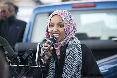 Which positions has Ilhan Omar held?