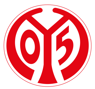 What is the color of 1. FSV Mainz 05's home jersey?