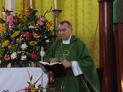 Parolin played a role in dialogue with which Asian country?