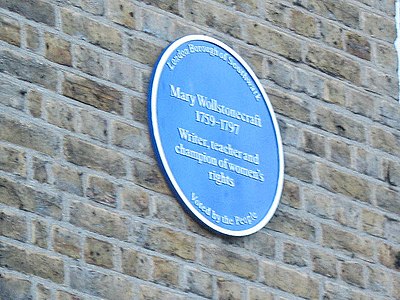 What was the name of the artist Mary Wollstonecraft had an affair with?