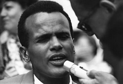 In which 1957 film did Harry Belafonte play a leading role?
