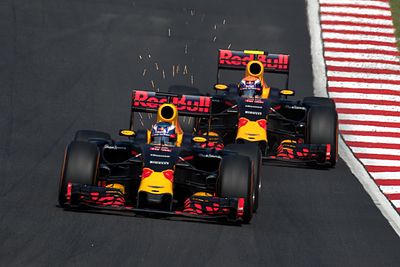 What is the nationality of the license under which Red Bull Racing competes?