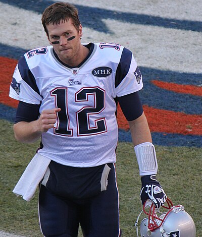 In which position is Tom Brady most often seen on the field/court?