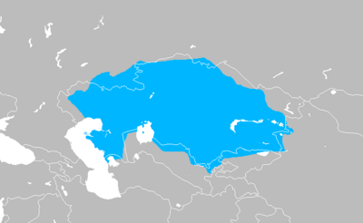 What was the original homeland of the Kazakh Khanate?