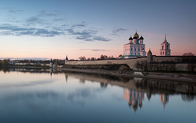 What is the main industry in Pskov?