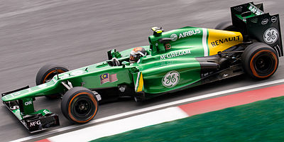 What was the last Caterham F1 car model to compete in Formula One?