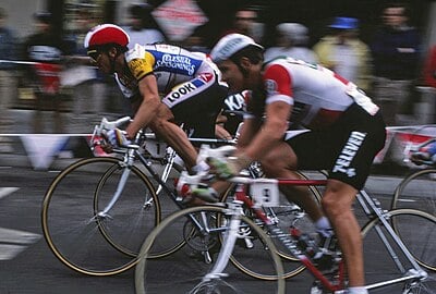 How many times did Greg LeMond win the Road Race World Championship?