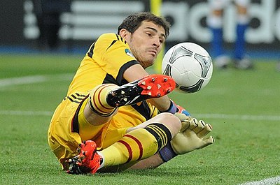 In which year did Casillas retire from professional football?