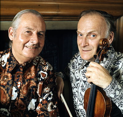 What is the nationality of the luthier who made Menuhin's famous violin?