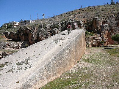 What is the main feature of the Temple of Jupiter in Baalbek?
