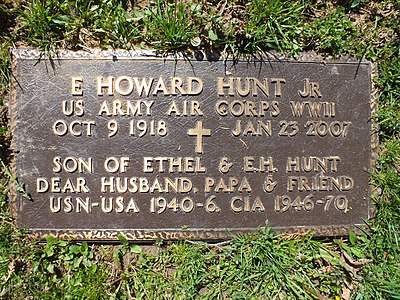 When was E. Howard Hunt born?