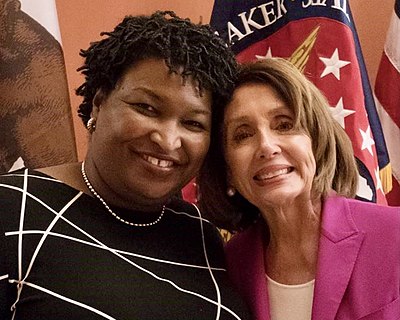 Which U.S. state did Abrams serve as a representative for?