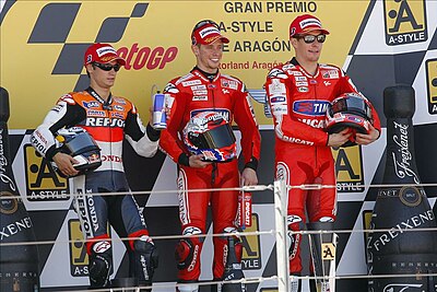 Hayden's victory in the 2006 MotoGP was for which motorcycle manufacturer?